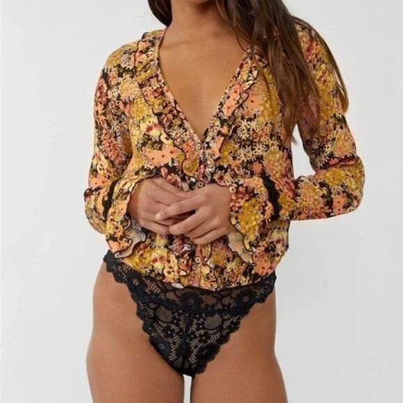 NWT Free People Heatwave Bodysuit size S - Picture 3 of 12